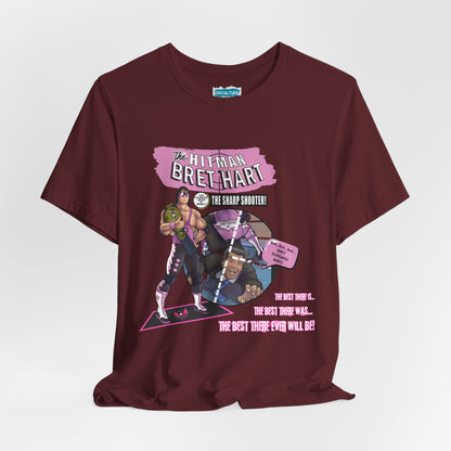 The Hitman Strikes Tee – Comic Book and Pro Wrestling Mash Up Tribute T-Shirt