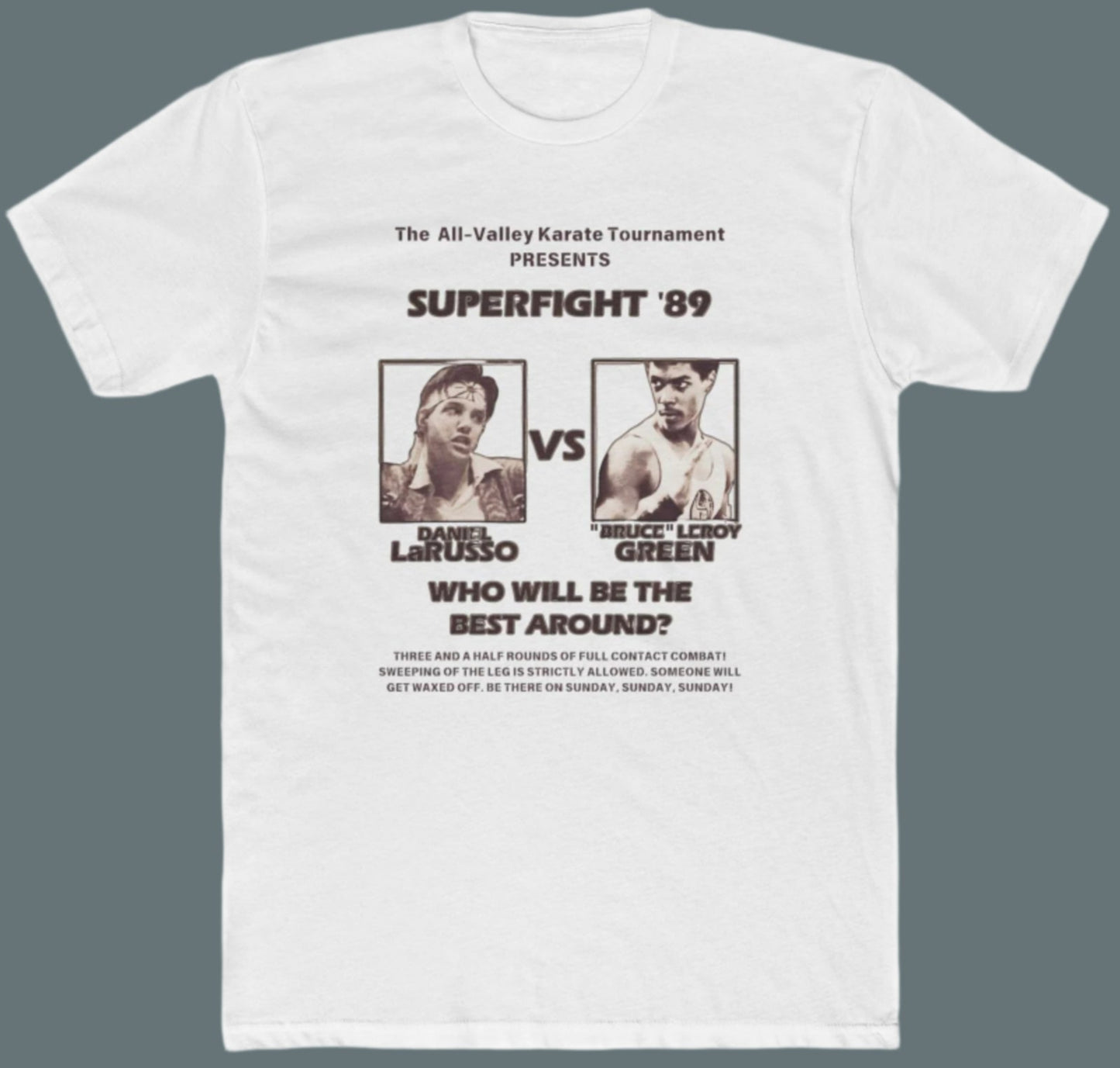 Daniel LaRusso vs Bruce Leeroy - Who Ya Got T-Shirt