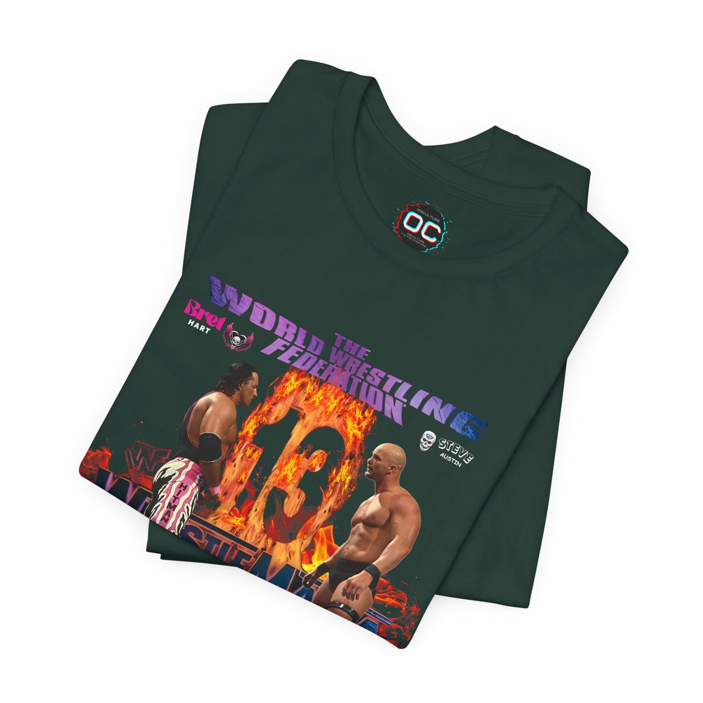 GOAT Pro Wrestling Match Tee | A Hitman vs. A Stone Cold Killer Tribute T-Shirt