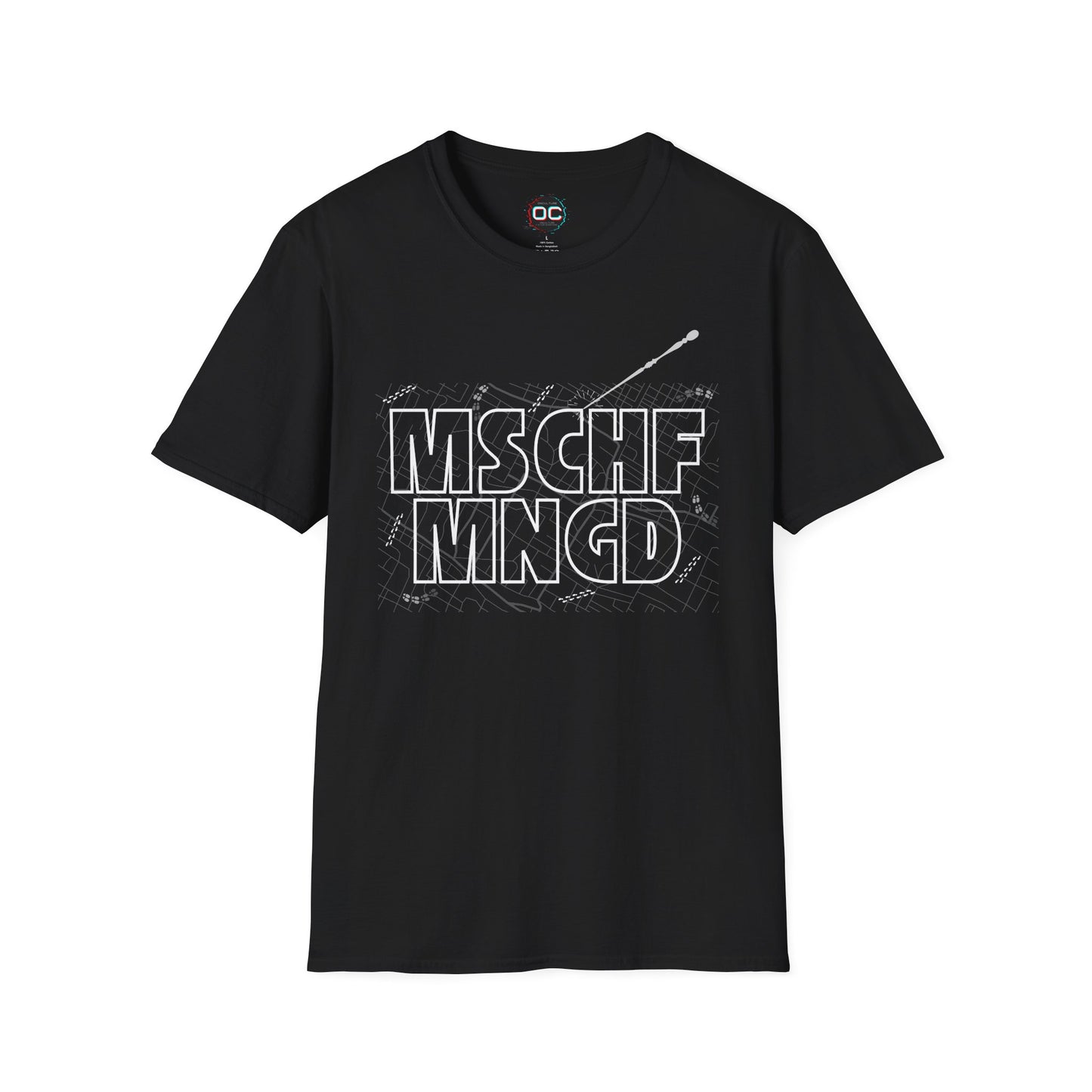 "MSCHF MNGD" Magic Map Tee – A Potter Inspired  'Mischief Managed' Tribute T-Shirt