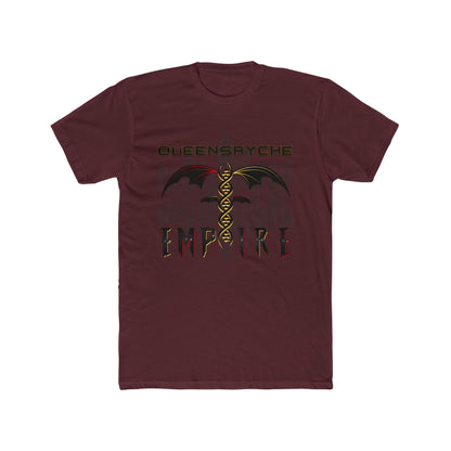 Queensrÿche Empire T-Shirt - 80s Power Metal Band Logo with DNA & Bat Wings - Band Merch for Fans