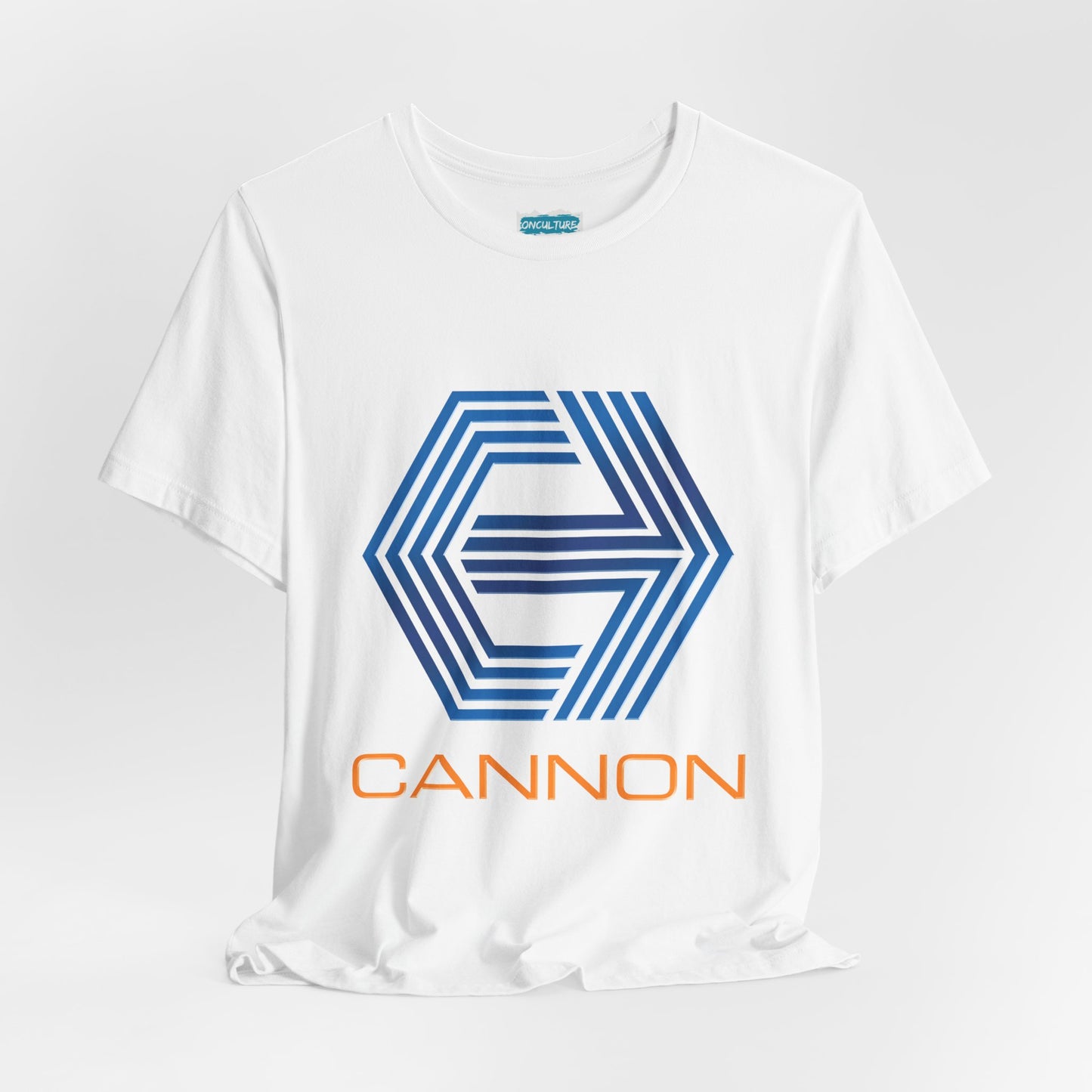 Cannon Logo Tee – 80s Action Cinema Tribute Shirt
