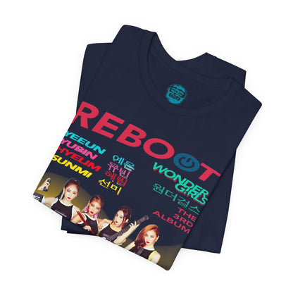 Girls of Wonder “Reboot” Comeback Tee | Legendary Retro KPop Girl Group Tribute T-Shirt