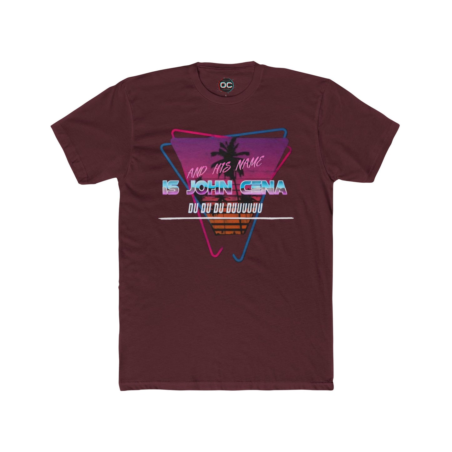 John Cena Meme T-Shirt - Retro 80s 'And His Name Is' Design | An IWC Inspired Funny Wrestling Tee