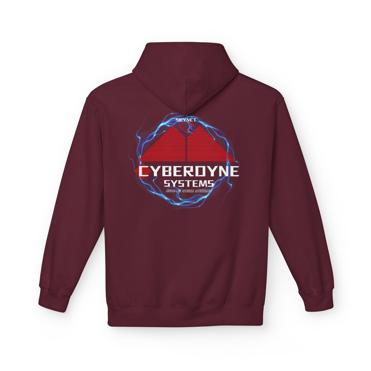 Cyberdyne Systems Logo - Double-Sided Terminator Skynet Hoodie, Sci-Fi Movie Design