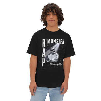 A Monster of Rap Arrives Oversized Boxy Fit Tee | Retro Style KPop Concert T-Shirt