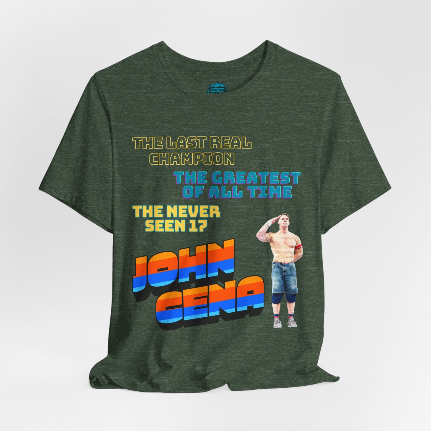 John Cena Tribute T-Shirt – “The Never Seen 17” Legacy Edition— 'The Last Real Champion and The Greatest of All Time'