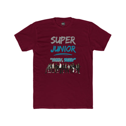 Super Junior K-Pop Tribute Tee | 'Sorry, Sorry' Paint Splatter Logo Shirt