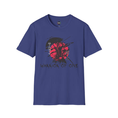 Warrior of One Samurai T-Shirt - Japanese Ink Splatter Art Tee