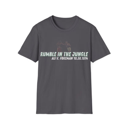 Ali vs Foreman "Rumble in the Jungle" Homage Boxing T-Shirt