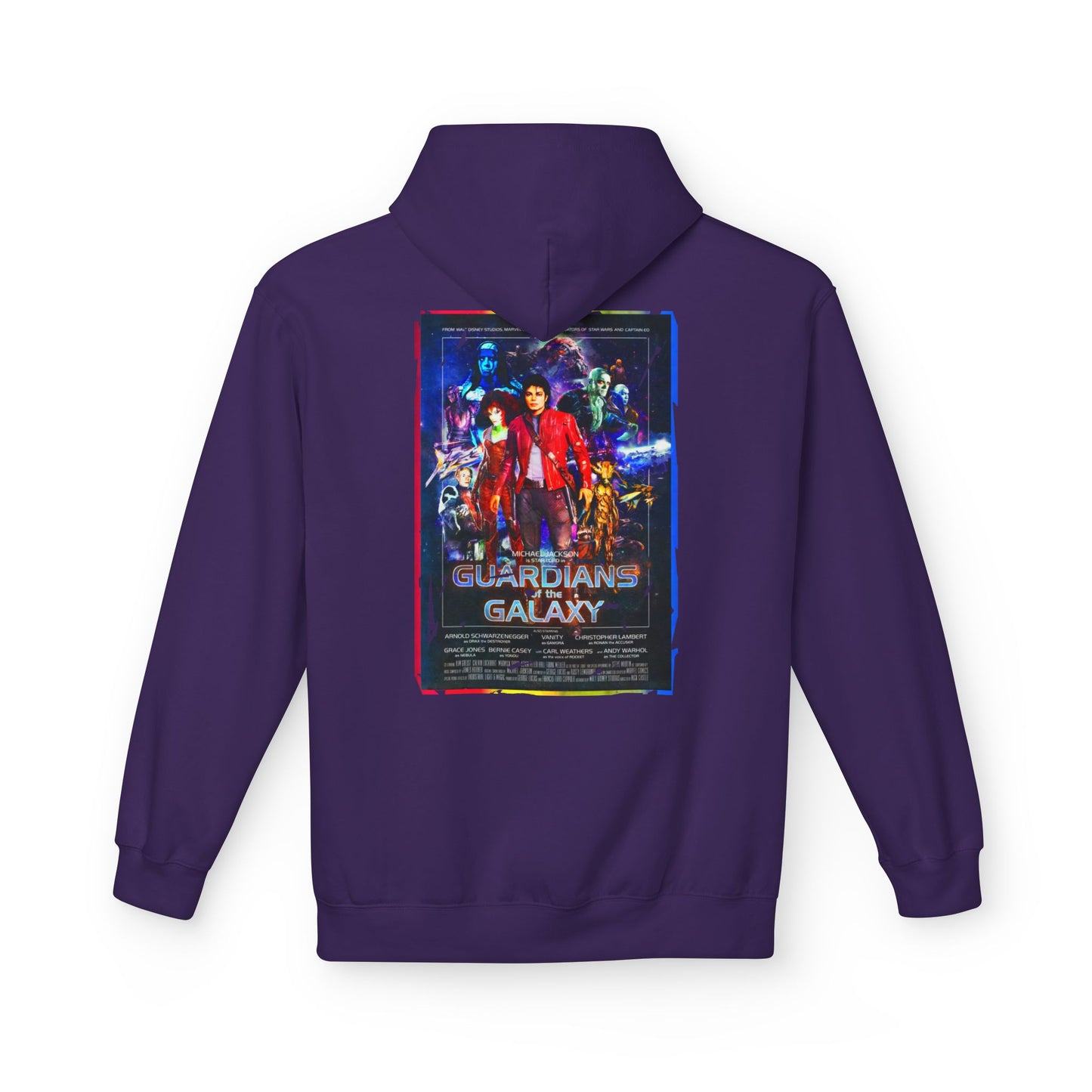 1980s Pop Idols as The Guardians of the Galaxy Unisex Fleece Hoodie - Soft and Stylish Sweatshirt for Movie Fans, Music Fans, 80s