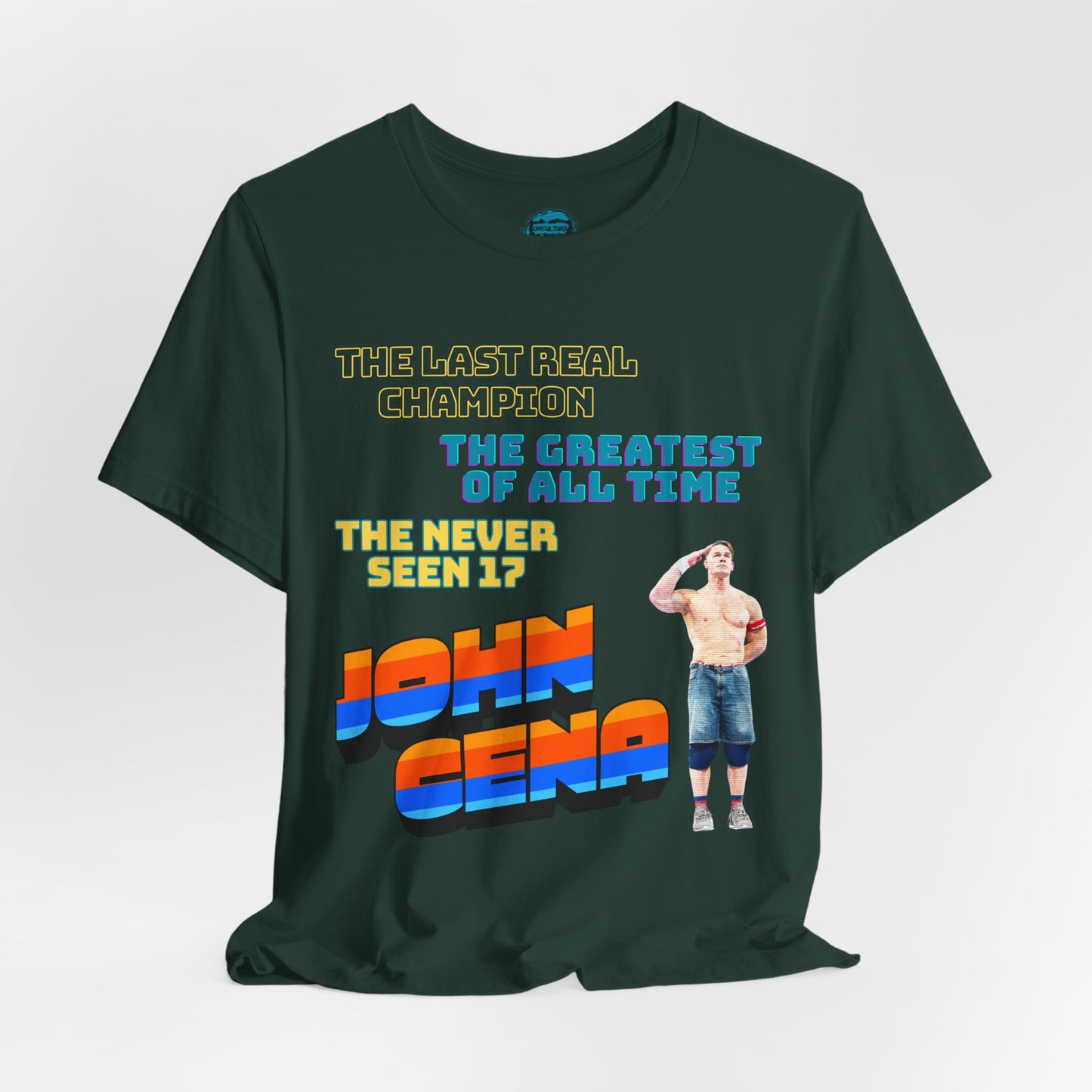 John Cena Tribute T-Shirt – “The Never Seen 17” Legacy Edition— 'The Last Real Champion and The Greatest of All Time'