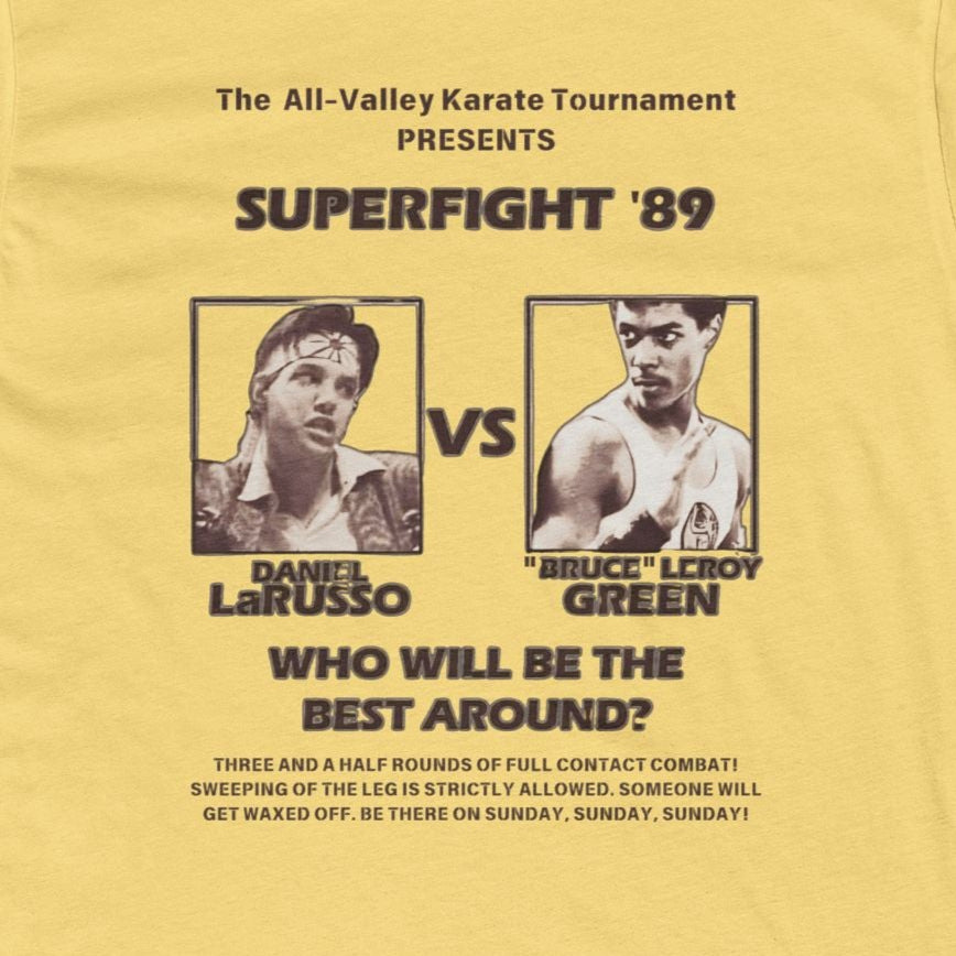 Daniel LaRusso vs Bruce Leeroy - Who Ya Got T-Shirt