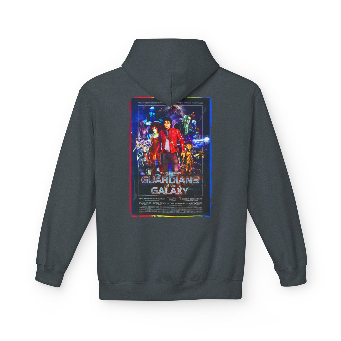 1980s Pop Idols as The Guardians of the Galaxy Unisex Fleece Hoodie - Soft and Stylish Sweatshirt for Movie Fans, Music Fans, 80s