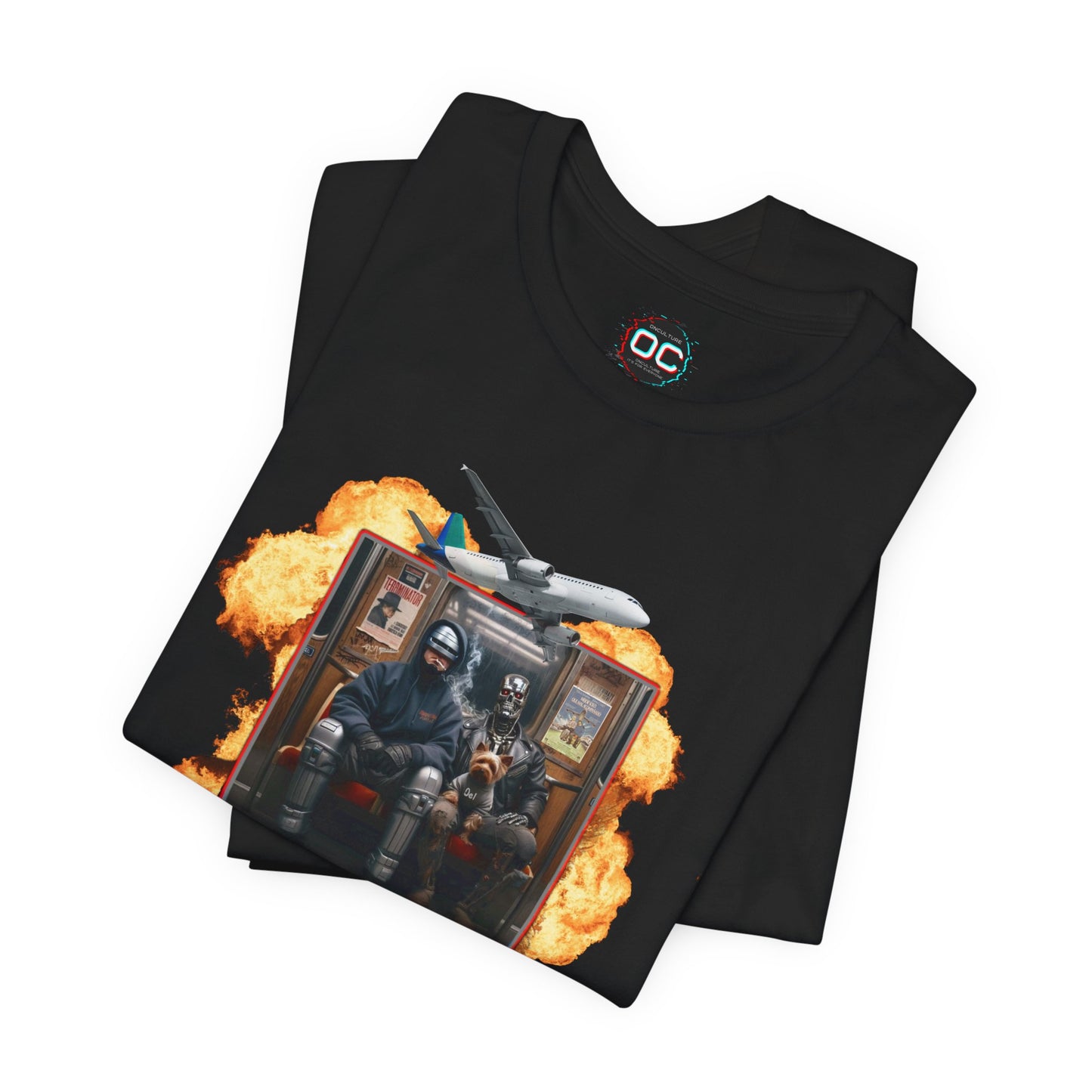 Planes, Trains, and Cyborgs Tee | Funny 80s Movie Mashup T-Shirt