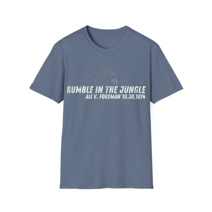 Ali vs Foreman "Rumble in the Jungle" Homage Boxing T-Shirt