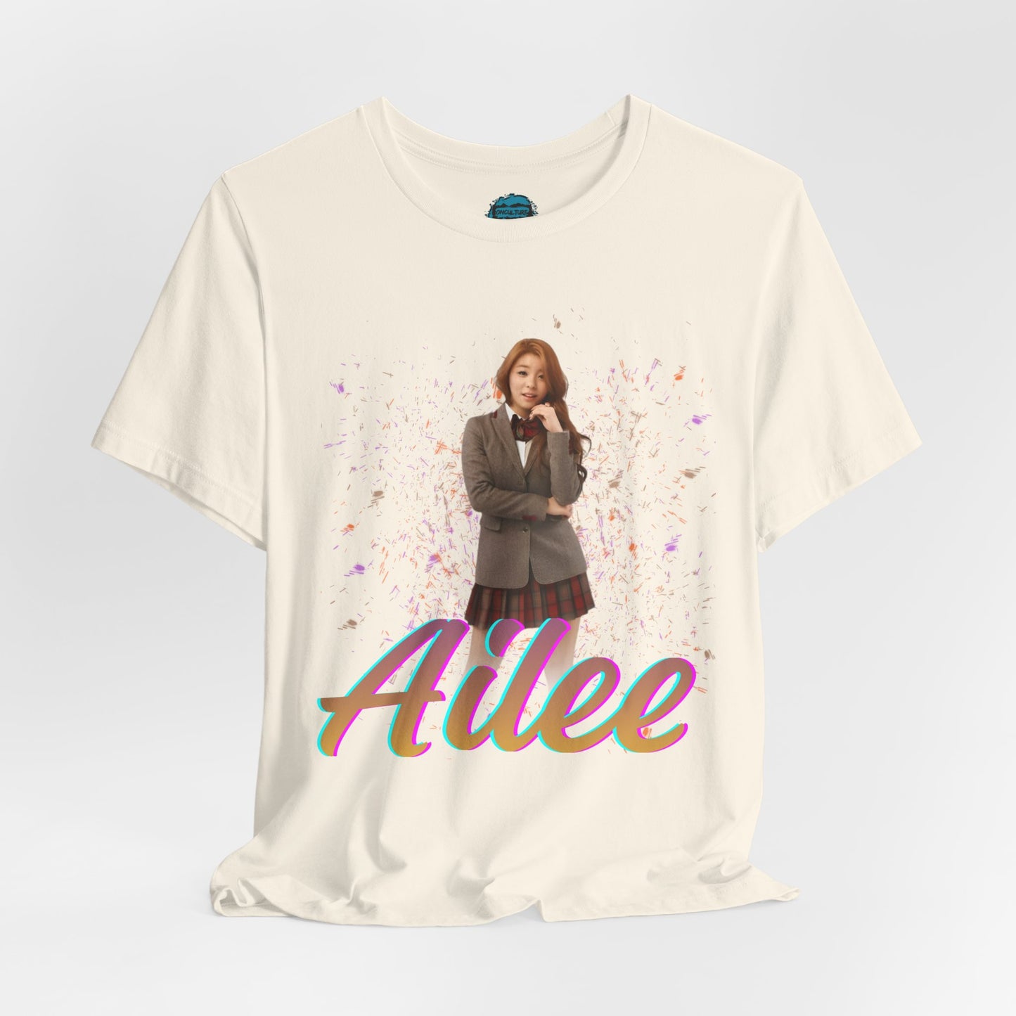 Ailee Fan KPop Tee | K-Idol Fan T-Shirt with Glitter Bomb