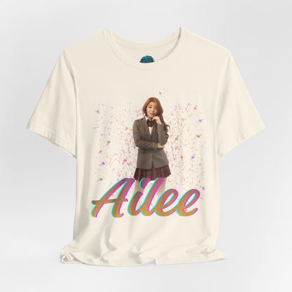 Ailee Fan KPop Tee | K-Idol Fan T-Shirt with Glitter Bomb