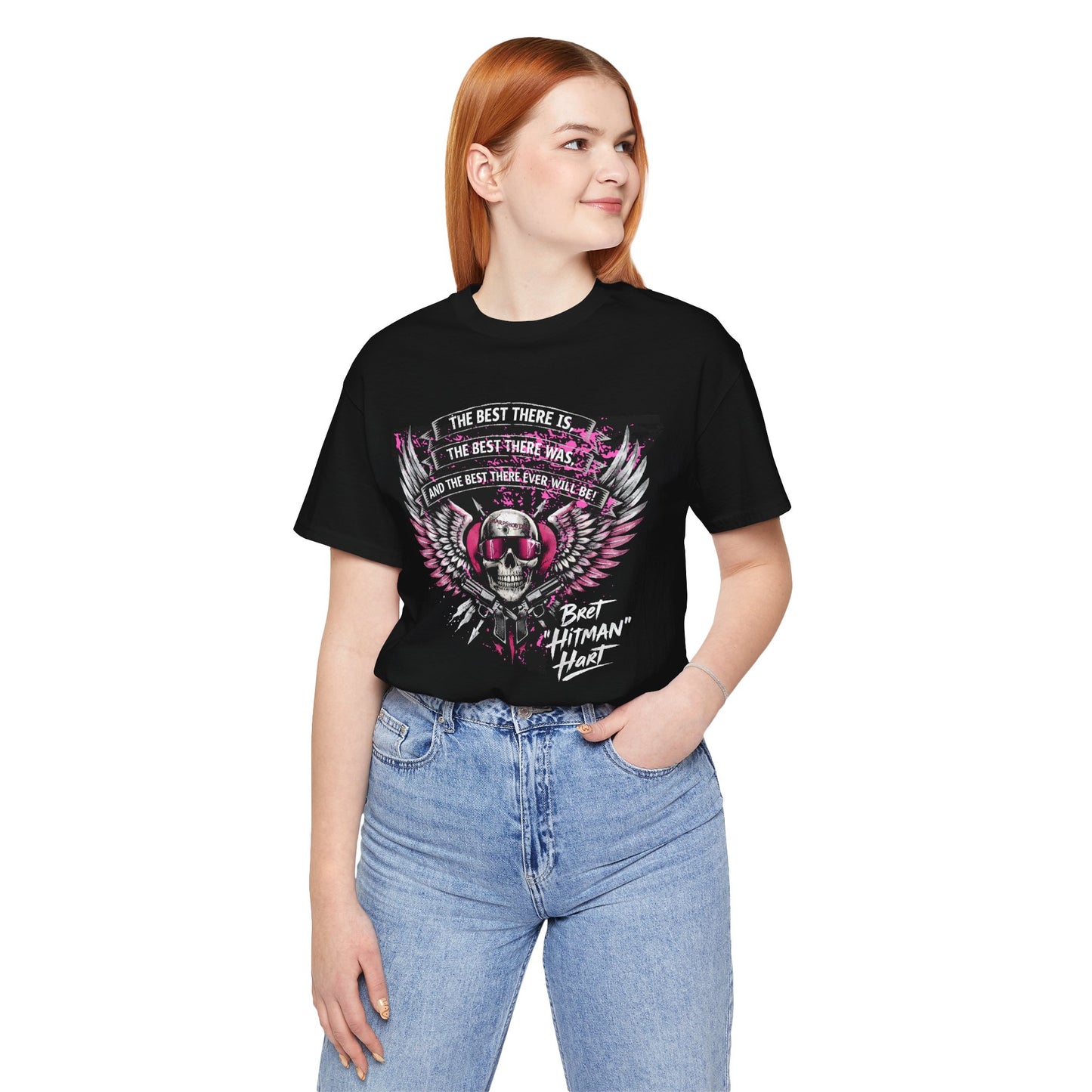 Legendary Skull & Wings Tee – Pro Wrestling Legend Tribute T-Shirt
