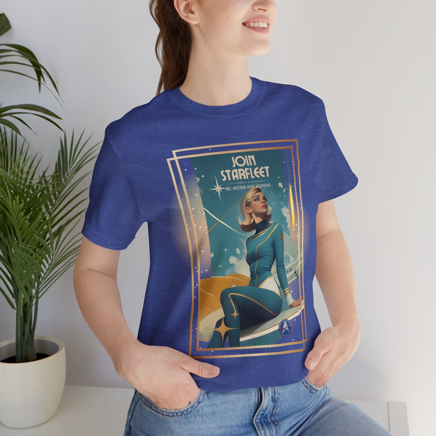 Space Fleet Recruitment Poster Tee | Tetro Trek Nerds T-Shirt