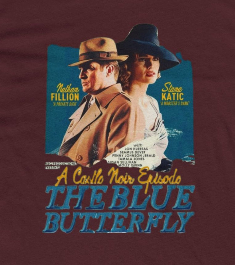 The Blue Butterfly Flys at Midnight T-Shirt