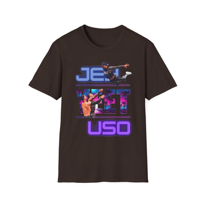 Jey Uso "YEET" Splash T-Shirt - High-Flying WWE Action Tee