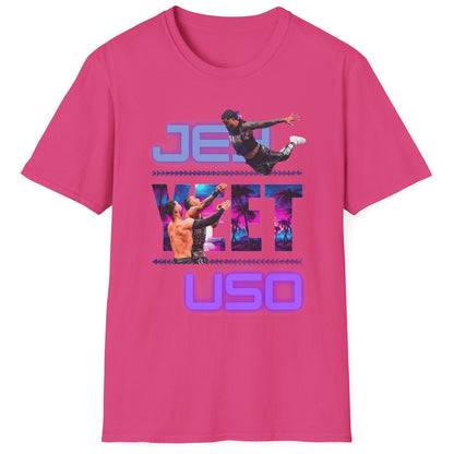 Jey Uso "YEET" Splash T-Shirt - High-Flying WWE Action Tee