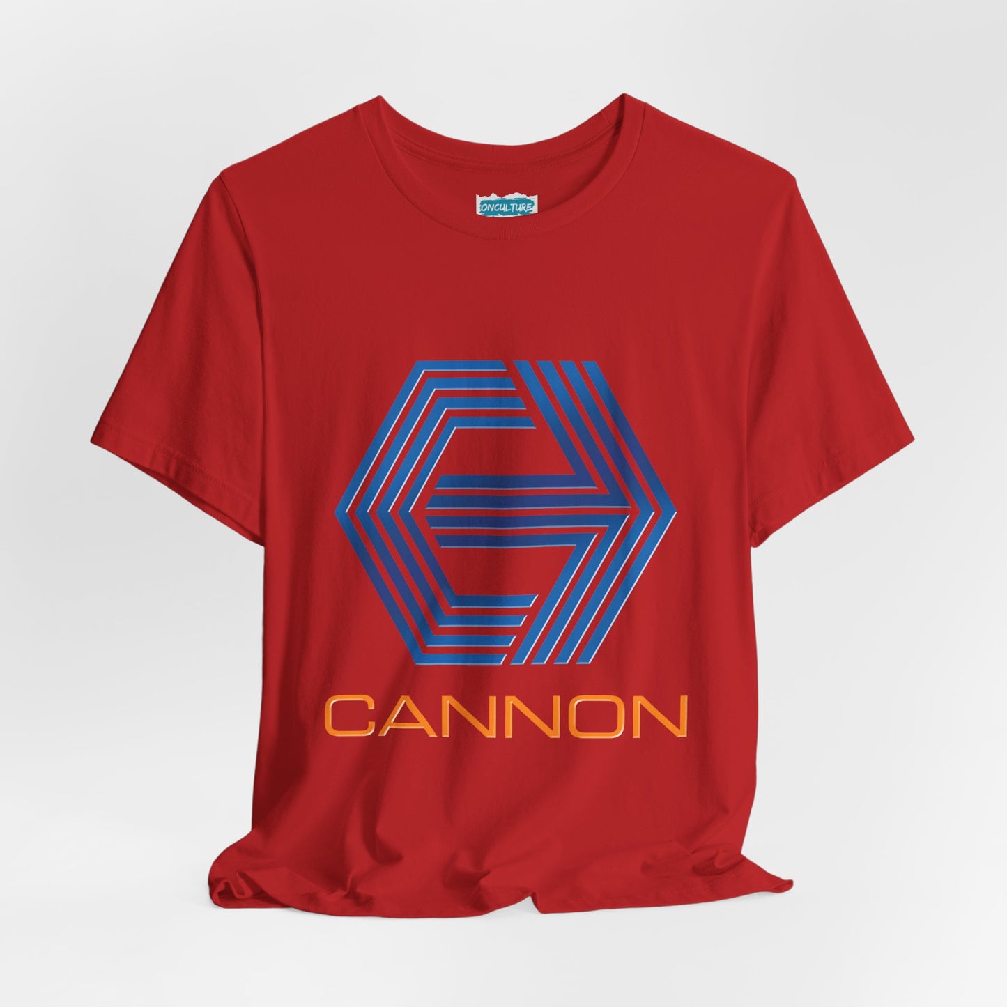 Cannon Logo Tee – 80s Action Cinema Tribute Shirt