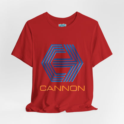Cannon Logo Tee – 80s Action Cinema Tribute Shirt