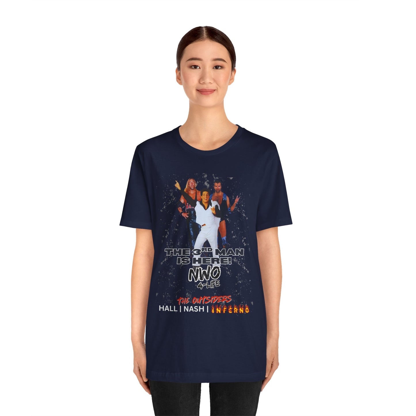 The Third Man Is Here Pro Wrestling Tee | Hall, Nash, and  Inferno Retro T-Shirt