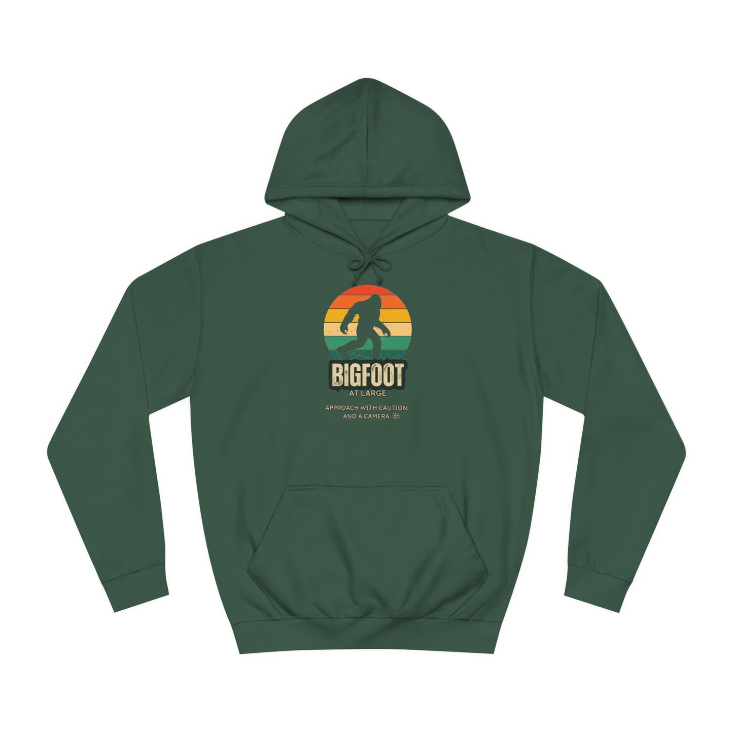 Bigfoot Sighted, Bring Cameras - A Double Sided Hoodie