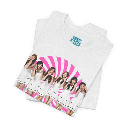 Retro 60s KPop Fan Tee – Vintage A PINK Bubble Letter Tribute T-Shirt