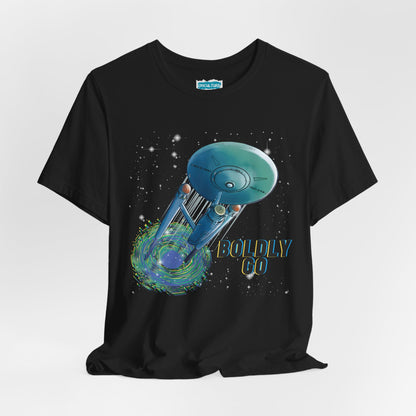 An Enterprise Spacecraft Portal Tee | Boldly Go Sci‑Fi Graphic T-Shirt