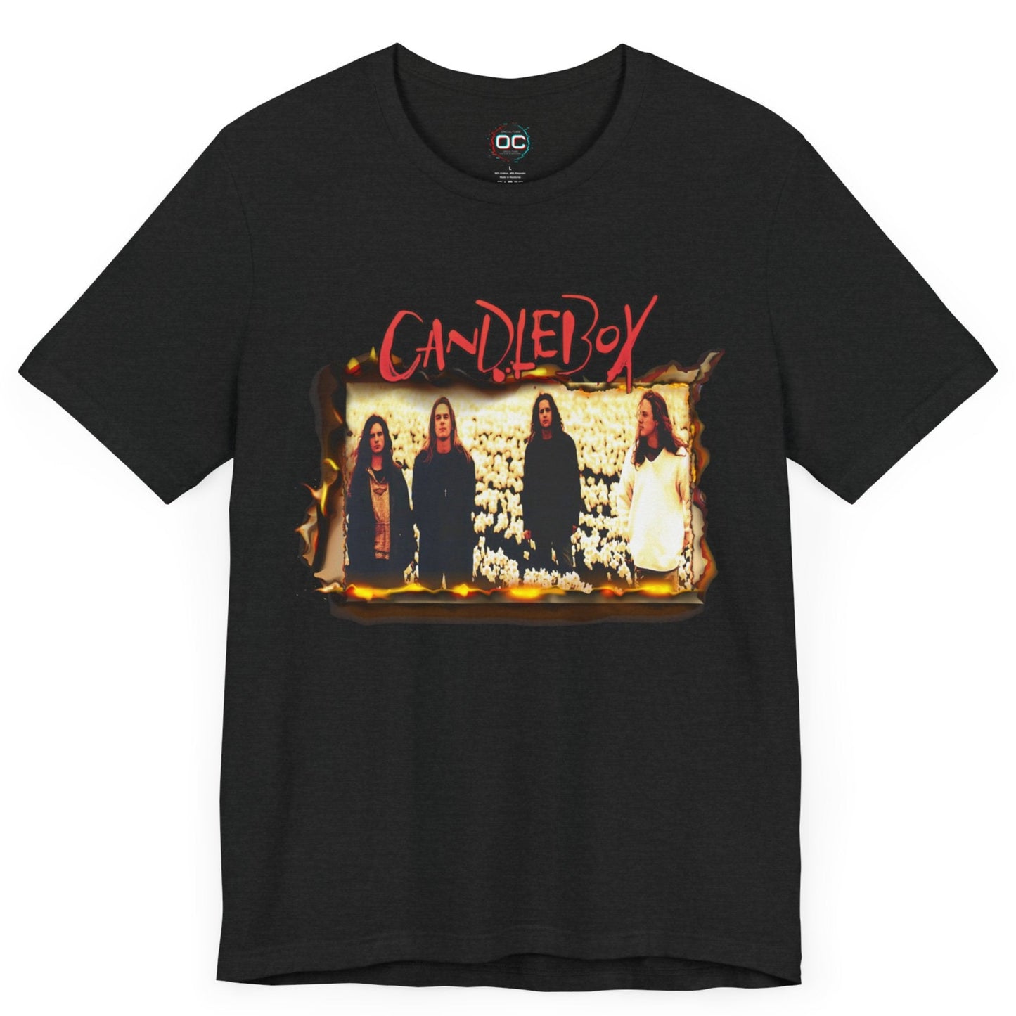 Candlebox Burned Album Cover T-Shirt – Grunge Rock Tribute Tee | Distressed 90s Music Aesthetic