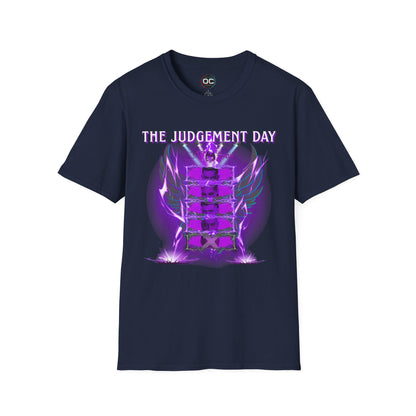 The Judgment Day Tribute T-Shirt "No More Edge" – Lightning Design Featuring Balor, Ripley, Mysterio, & Priest