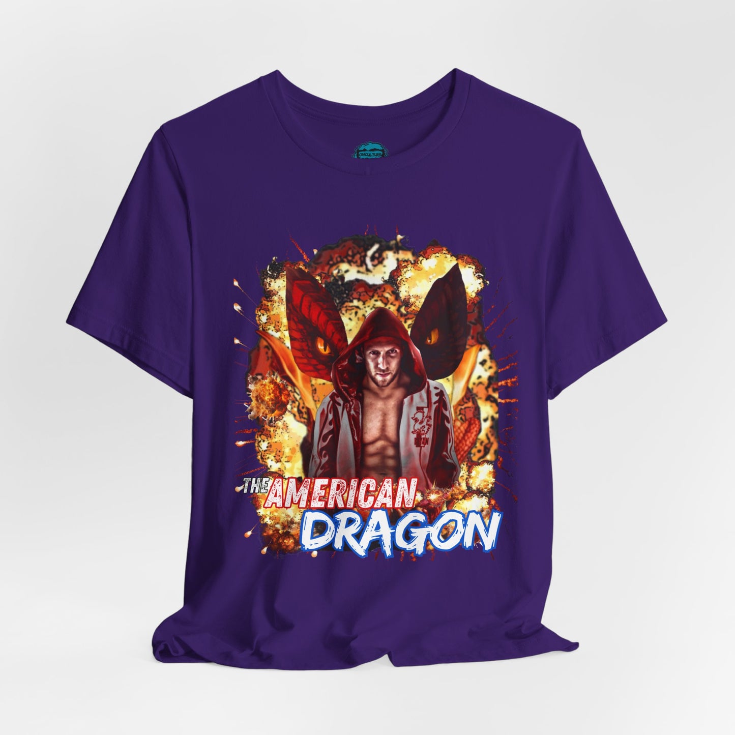 Pro Wrestling Tee, Bryan Danielson “The American Dragon” T-Shirt – Fire & Fury Edition