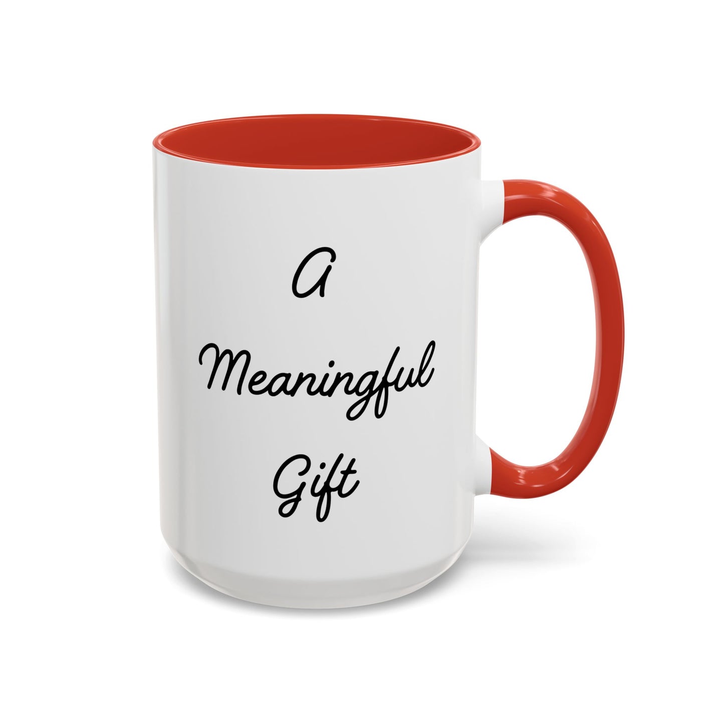 A Meaningful Gift Mug, For Those That Care, But Not That Much - In White