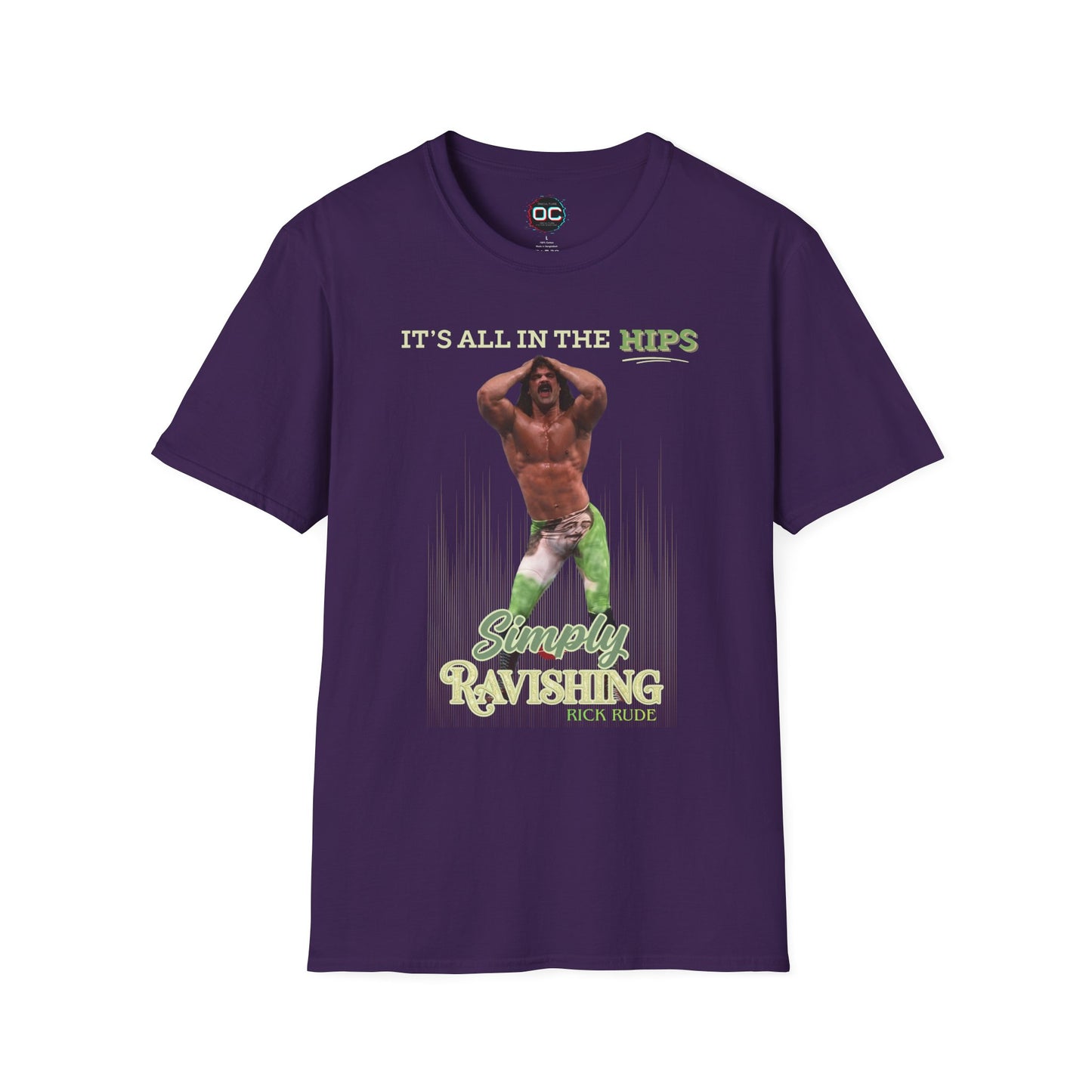Throwback Rick Rude Tee, Simply Ravishing WWF Retro Wrestling Shirt by OnCulture