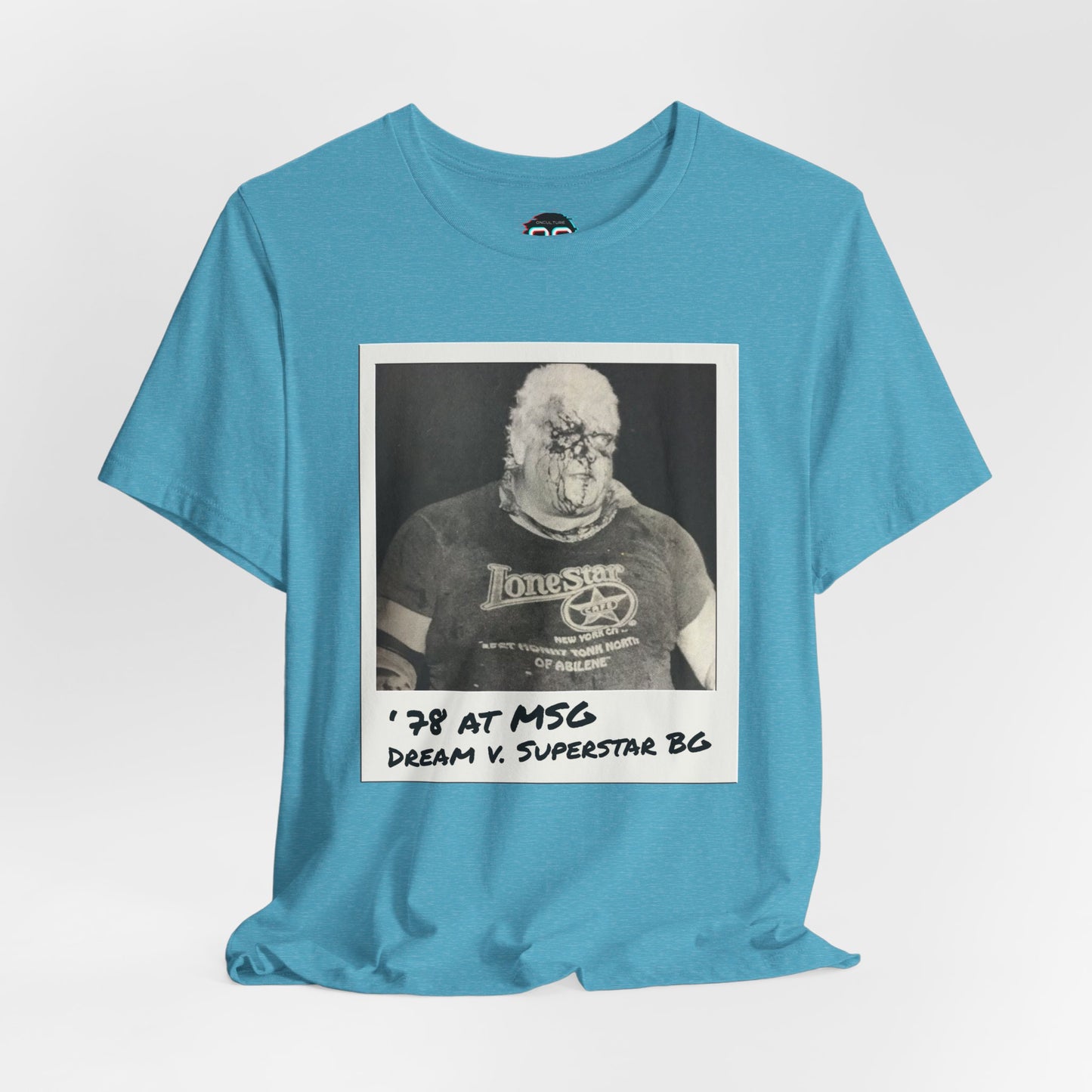 Rhodes vs Graham in 1978 at MSG Tee | Vintage Pro Wrestling Polaroid Tribute T-Shirt