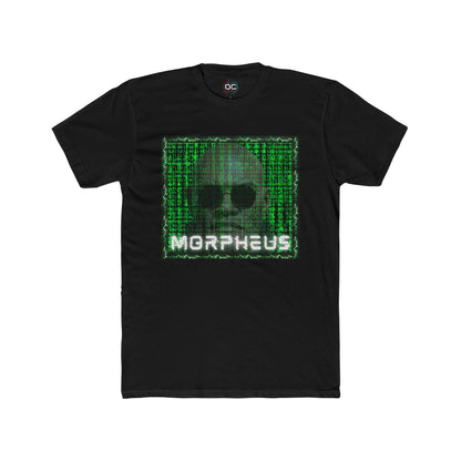 Morpheus Matrix T-Shirt - Green Code & Glasses Design