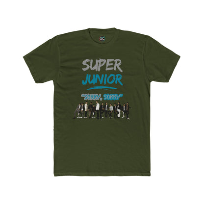 Super Junior K-Pop Tribute Tee | 'Sorry, Sorry' Paint Splatter Logo Shirt