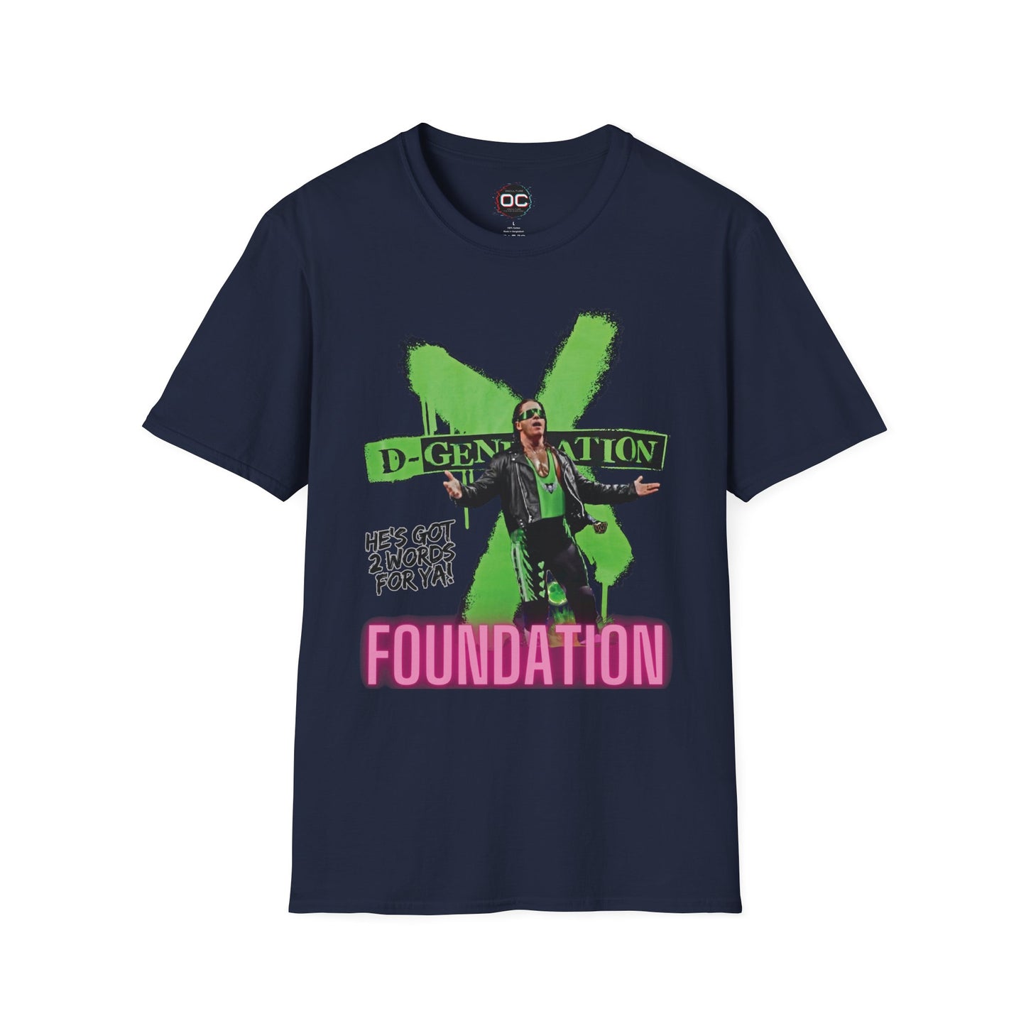 WWE Bret Hart D-generation X Unisex Softstyle T-Shirt, Wrestling Tee, Wrestling Fan Gift, Wrestling Shirt, Wrestling Apparel