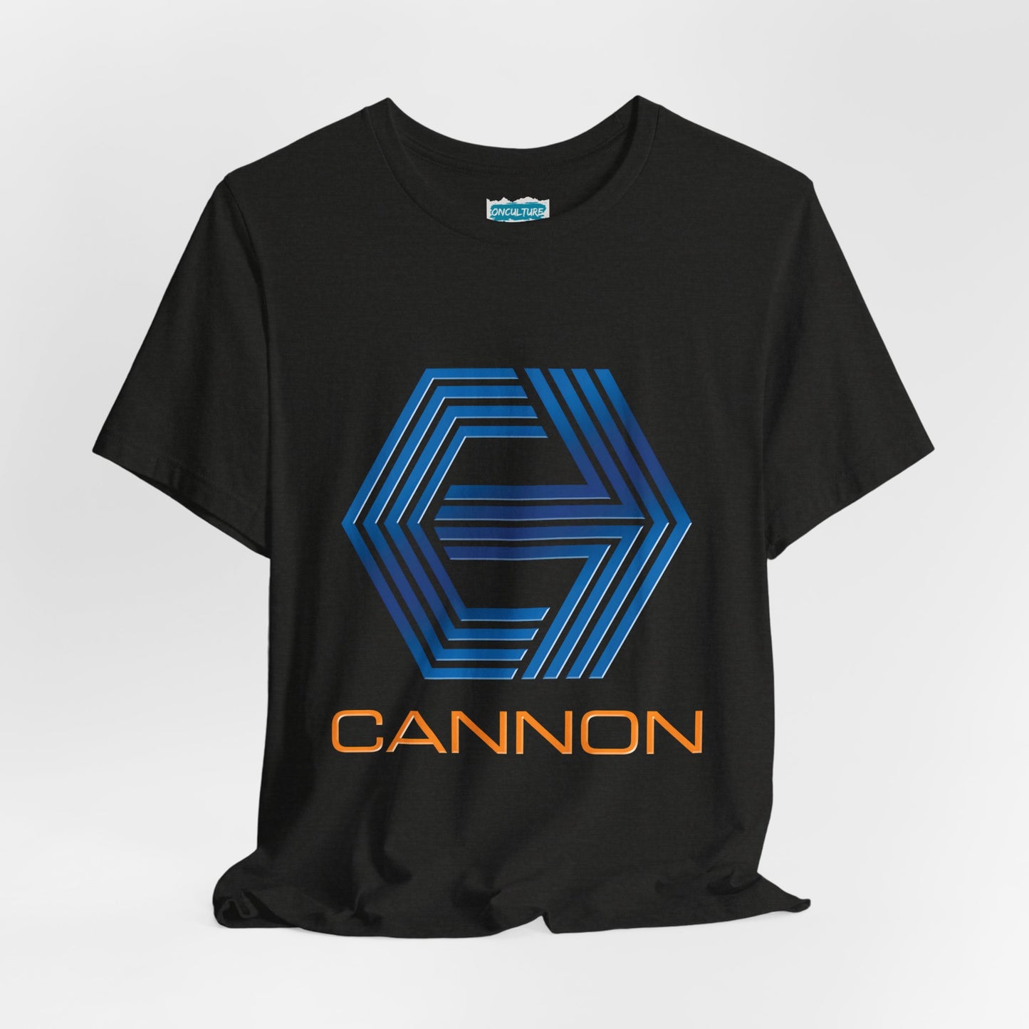 Cannon Logo Tee – 80s Action Cinema Tribute Shirt