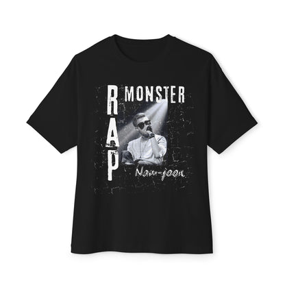 A Monster of Rap Arrives Oversized Boxy Fit Tee | Retro Style KPop Concert T-Shirt