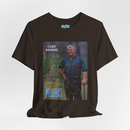 “Simply Perfect” – Vintage Style Mr. Perfect 90s Golf Vignette Tribute Tee