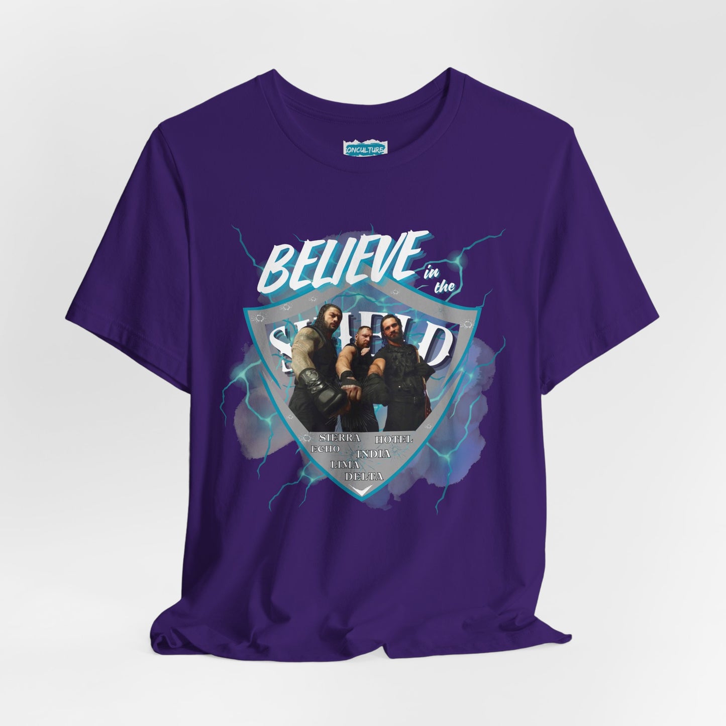 Believe in The SHIELD Tee – Reigns, Ambrose & Rollins Tribute Shirt