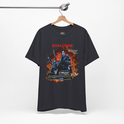 Stallone as The Terminator Tee – “Cyborg 2: Day of Judgement” Spoof Shirt