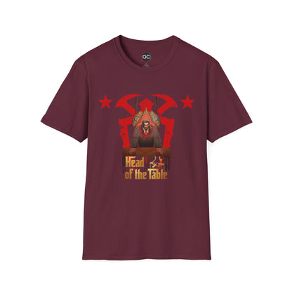 Head of the Table T-Shirt – Animated Roman Reigns in Suit | Bloodline Tribute Tee
