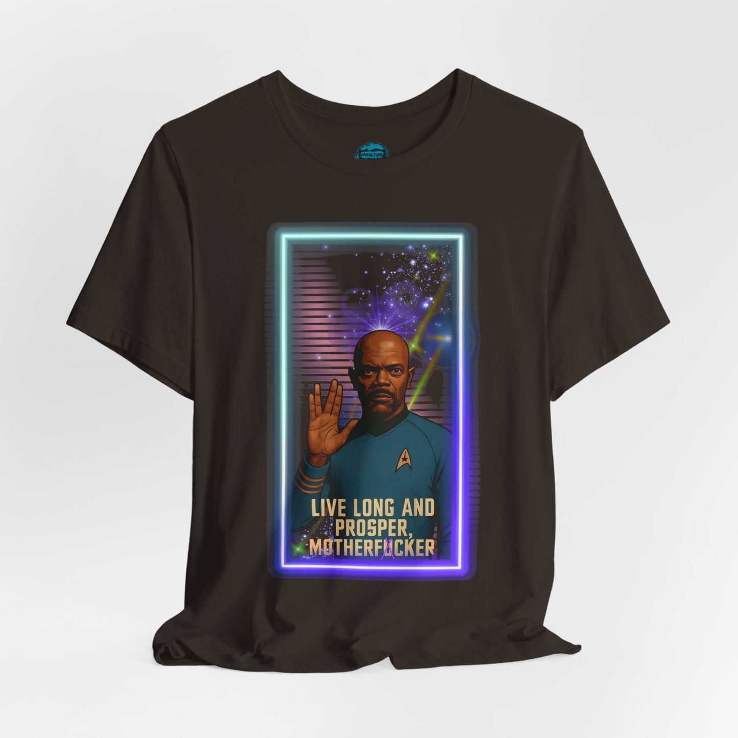 Live Long and Prosper, Mother F*cker” Tee – Sci-Fi Space Parody T-Shirt