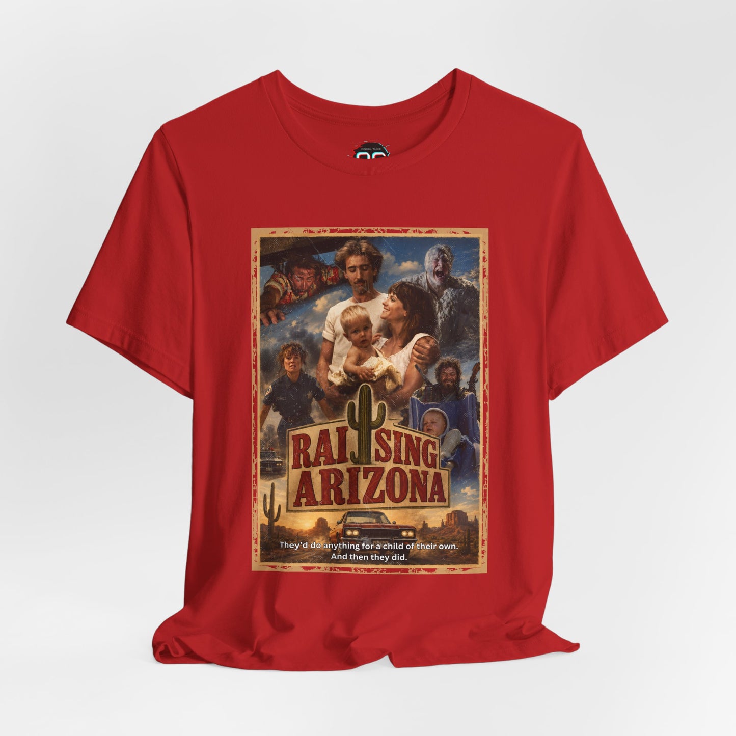 Raising Hell in Arizona Tee | Cult Comedy Movie Poster Tribute T-Shirt